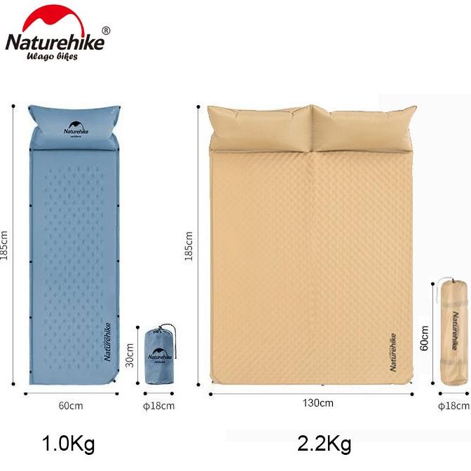 sleeping pad matras NATUREHIKE NH18Q010 NH15Q002 single double couple
