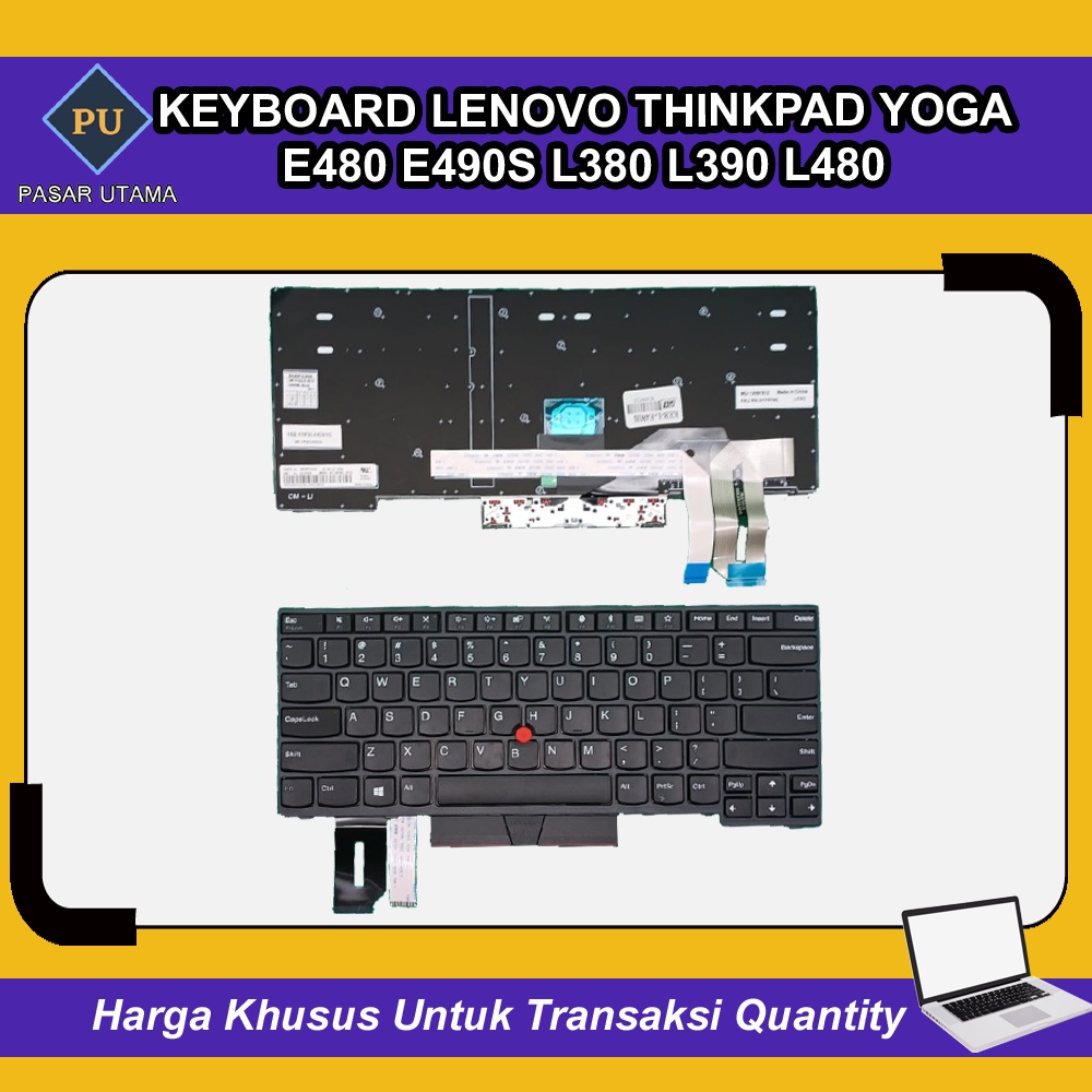 Keyboard Lenovo Thinkpad Yoga E480 E490s L380 L390 L480