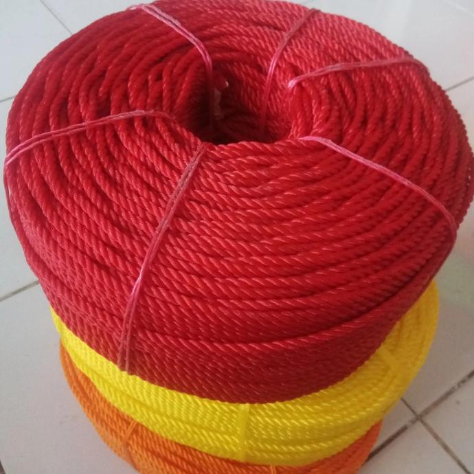 tali tambang nilon / tali tambang plastik 4mm (per roll)