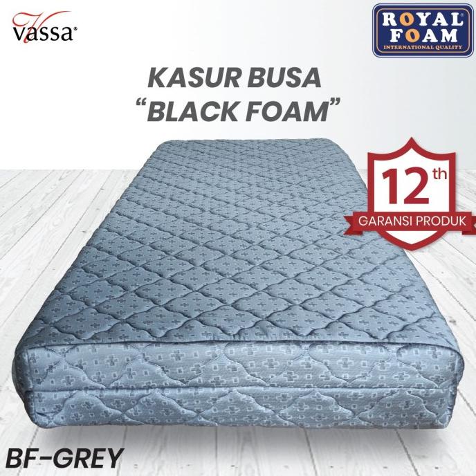 KASUR BUSA / UKURAN 90X200X20 CM / ROYAL FOAM / BLACK FOAM