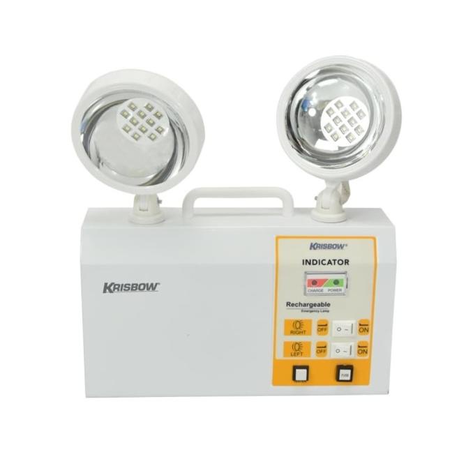 Lampu Emergency / Krisbow Lampu Darurat Twin Spot