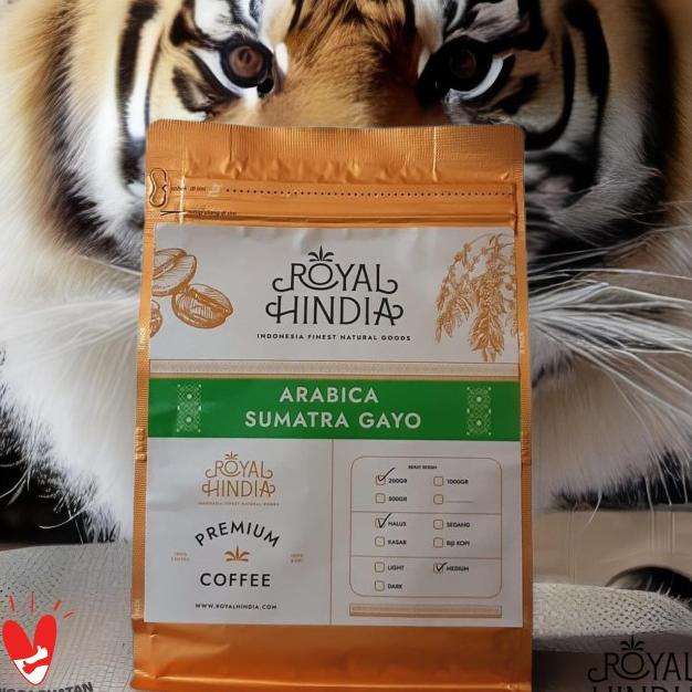 

Hitss!! Kopi Arabika Sumatera Gayo Royal Hindia Coffee Roasted Beans