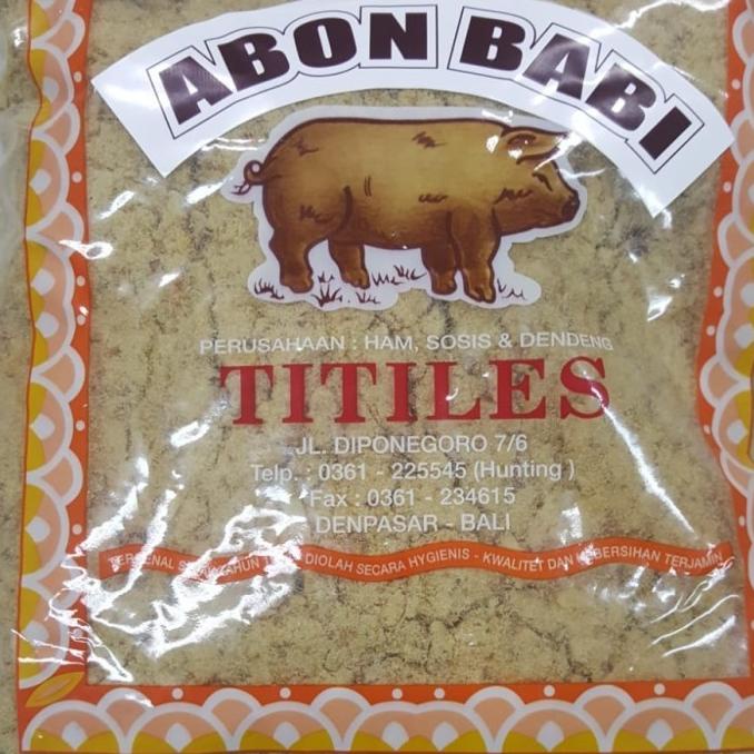 

Miliki Abon Babi Titiles Bali 500Gr