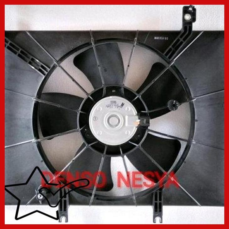 [DCBL] KIPAS EXTRA MOTOR FAN KONDENSOR RADIATOR AC MOBIL TOYOTA RUSH DAN DAIHATSU TERIOS - MERK DENS