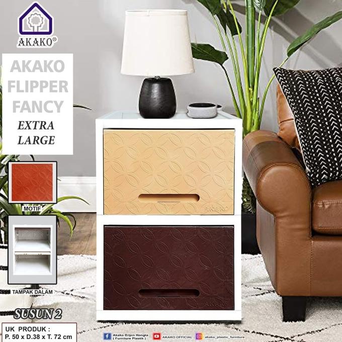 LEMARI PLASTIK AKAKO FLIPPER EXTRA LARGE AKAKO FANCY AKAKO SWING -SSN2