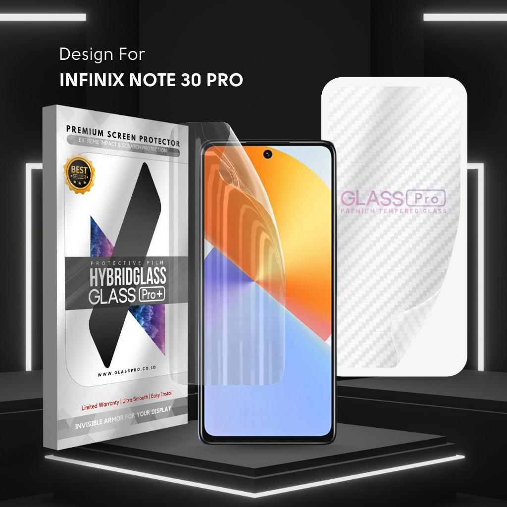 Hybrid Glass Premium Anti Gores Hydrogel Infinix Note 30 Pro Full Cover Screen Protector Glass Pro N