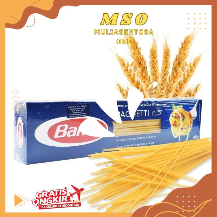 

BARILLA SPAGHETTI N.5 500 GR PRODUK KUALITAS BERKELAS !!