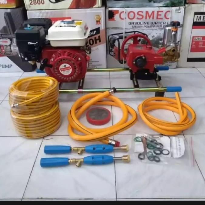 Mesin Steam Cuci Motor Bensin Lengkap Siap Pakai