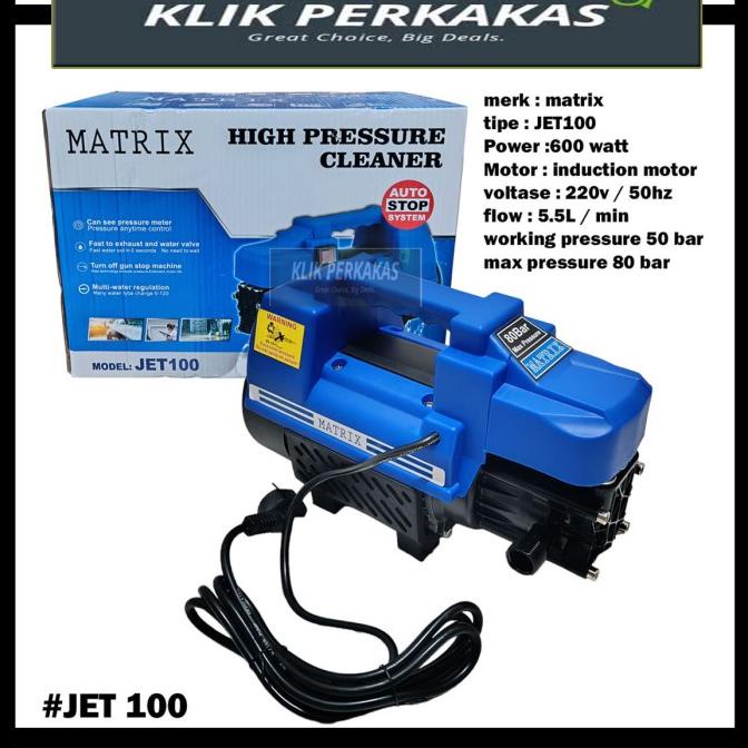 Jet Cleaner Mesin Alat Cuci Steam Mobil / Motor Matrix Jet-100 600 W