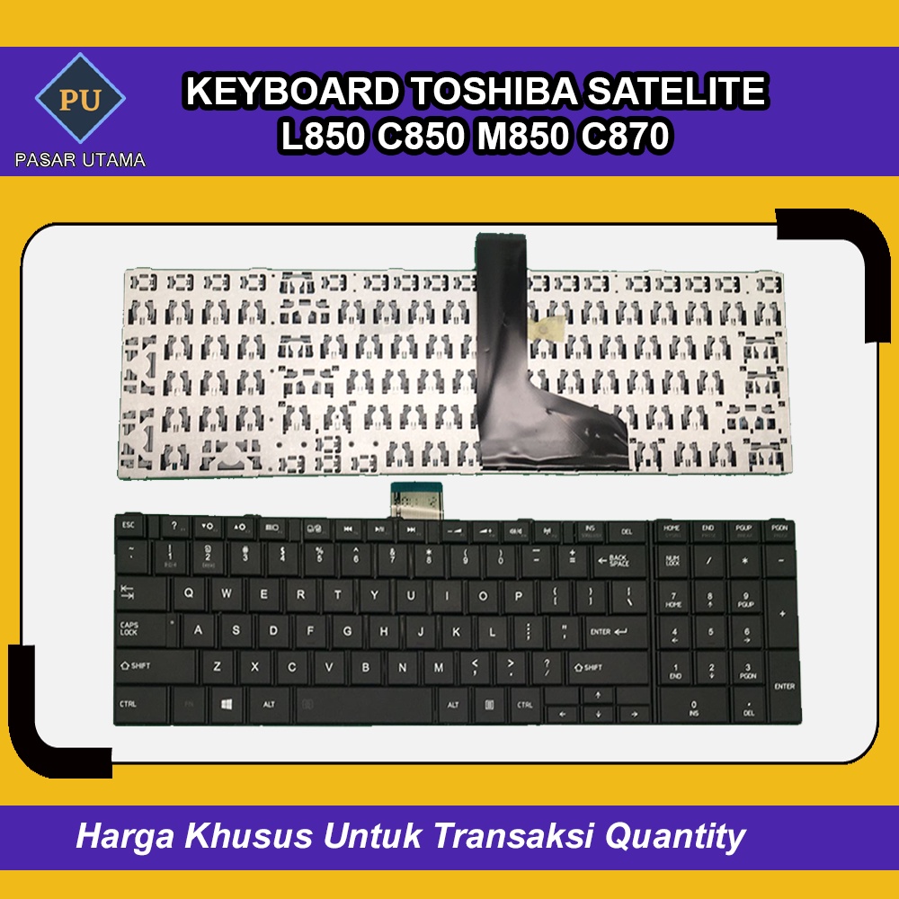 Keyboard Toshiba Satellite C850 M850 C870 L850