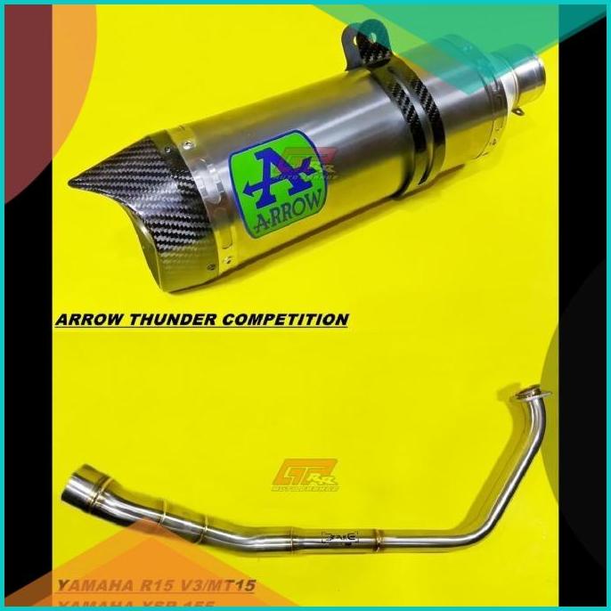 Knalpot Arrow Thunder Competition R15 V3 V4 R15M MT15 XSR 155 16novz3