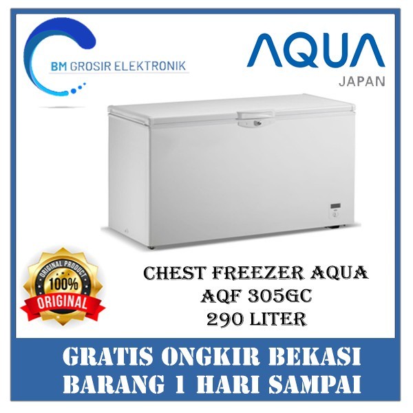 Terbaru Aqua Aqf 310 W Chest Freezer (300 L) Promo Terlaris