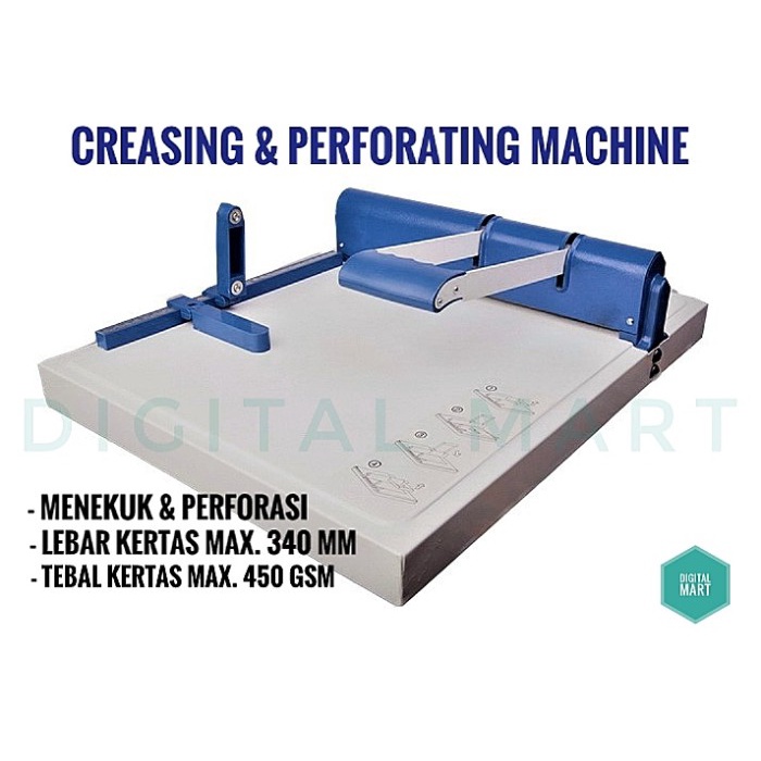 

Mesin Paper Creasing Perforating -Alat Penekuk & Perforasi MultiFungsi