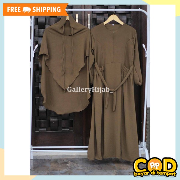 Ganis Dan Jiblab Kekinian Pakaian Ibuibu Pengajian Syari Gsmis Import Premium Gamis Fashion Muslim S