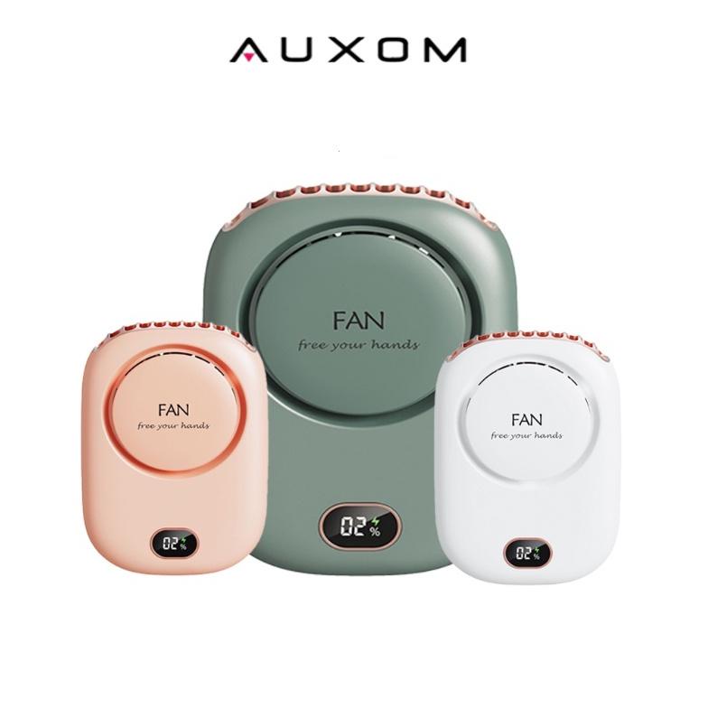 new AUXOM 2000mah Kapasitas Besar Kipas Angin Mini Portable Charge Usb Tampilan Pengisian Daya Kipas