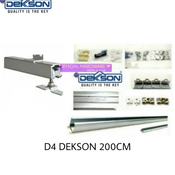 Rel Sliding Dekson D4 200Cm Rel Gantung 2.0M Rel Pintu Geser 200Cm