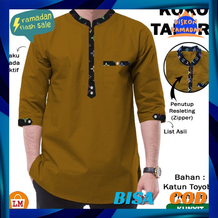 Baju Dewasa Terbaru 2024 Baju Kekinian Lengan Panjang Baju Kokoh Laki2 Remaja Pakaian Laki Laki Hari