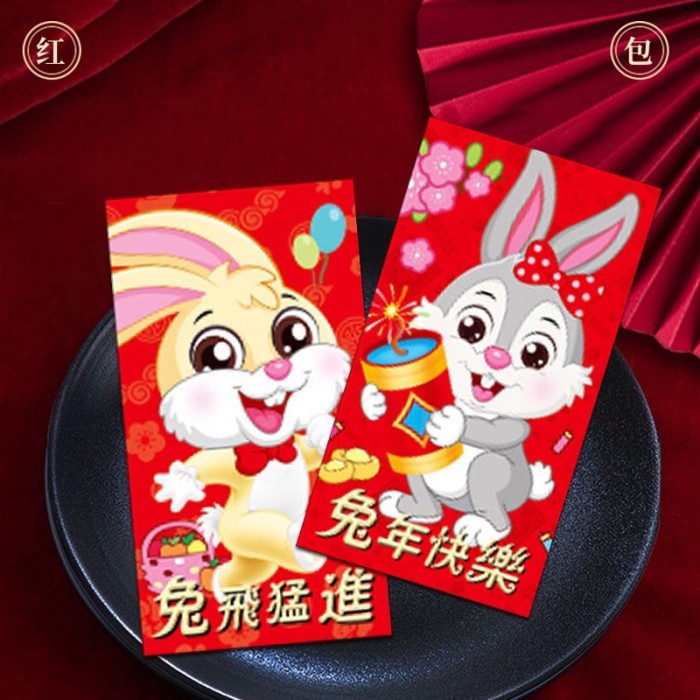 

New! GROSIR Angpao 2023 Shio Tahun Kelinci Rabbit Imlek Sincia Cina kyj Limited