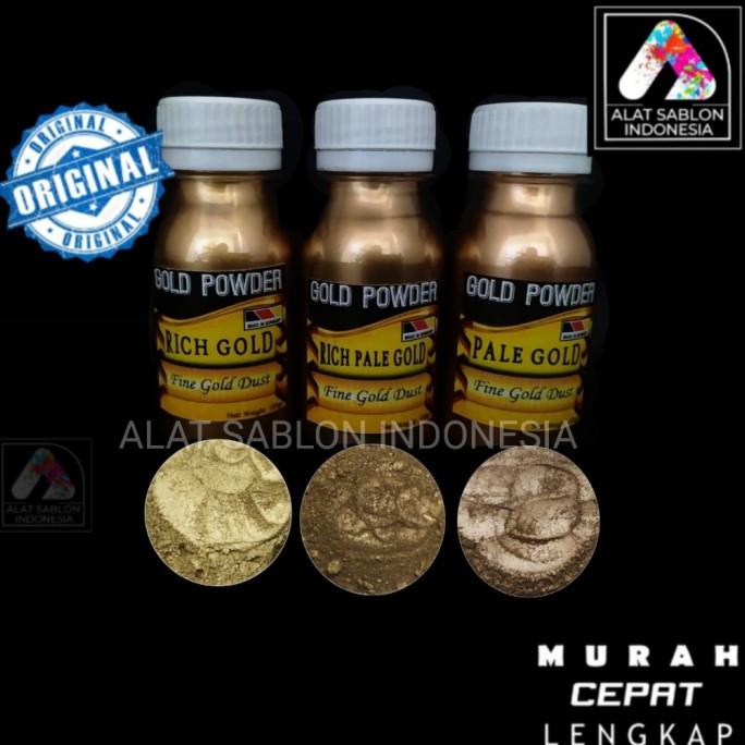 

Big Sale - PALE GOLD POWDER BUBUK EMAS MERAH 100GR