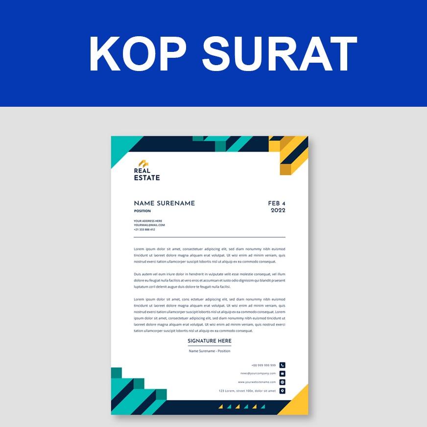 

Sale CETAK KOP SURAT F4/FOLIO FULL COLOR - FREE SETTING Original
