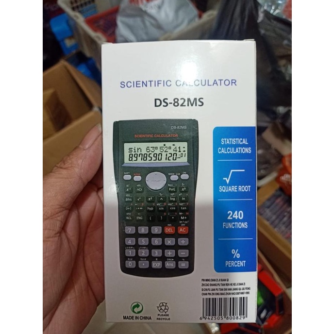 

New - Calculator / Kalkulator Citizen DS 82MS Scientific Multi Guna