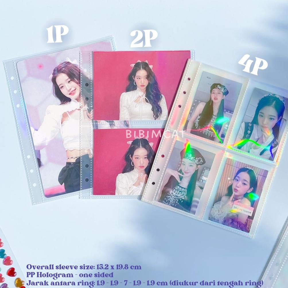

Promo Spesial (A5 Size) Hologram Sleeve Binder A5 6 Ring (1 SET 10 lembar) Original