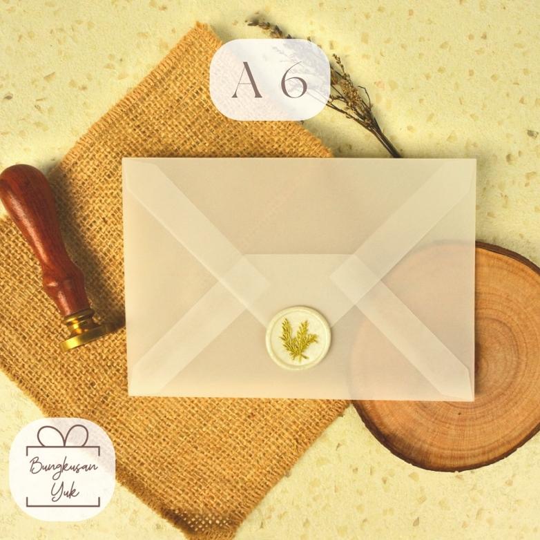 

Viral [isi 10] A6 GROSiR! Vellum Envelope transparent translucent Original