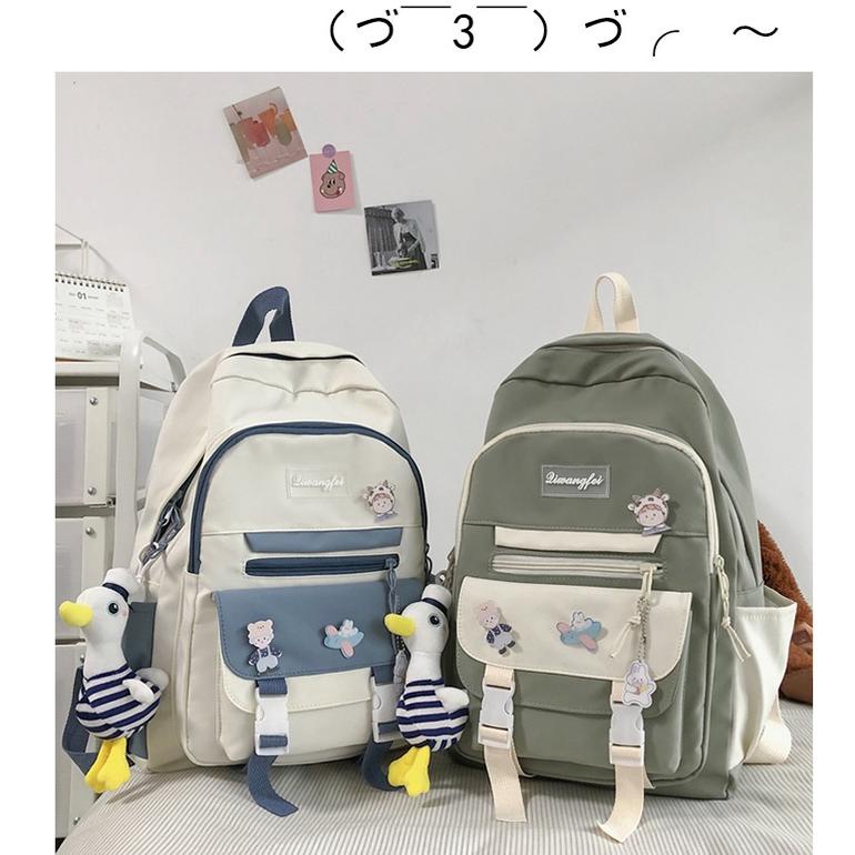 Big Promo Arine Tas Ransel Sekolah Wanita Siswa Smp Sma Back Pack Remaja Perempuan Korea Kombinasi W