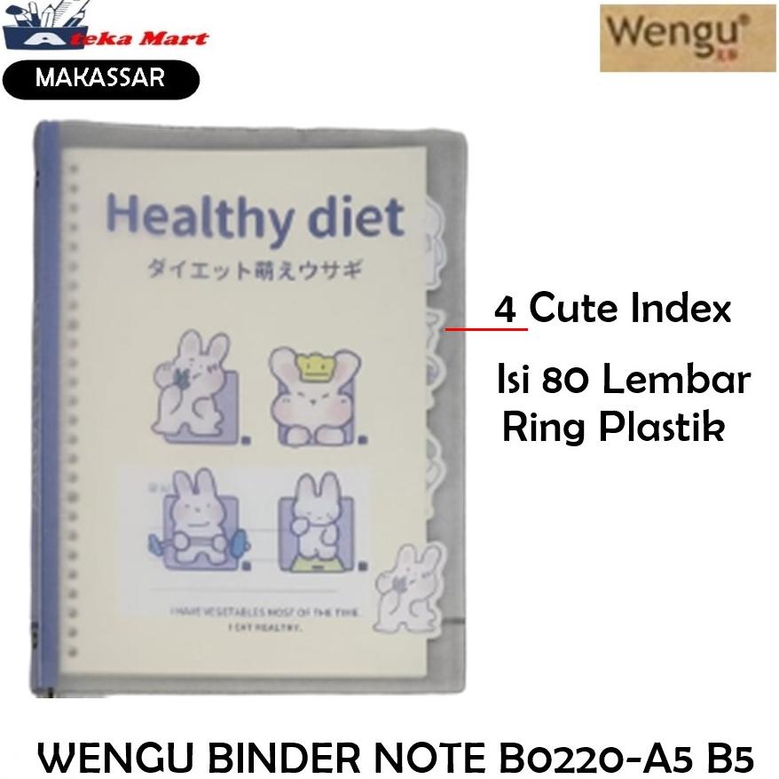 

Big Sale WENGU BINDER NOTE B0220-A5 B5 buku catatan Premium