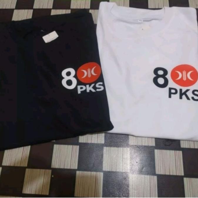 Terbaik Kaos PKS No 8 /Kaos Logo PKS  Cotton Combed 30s ..