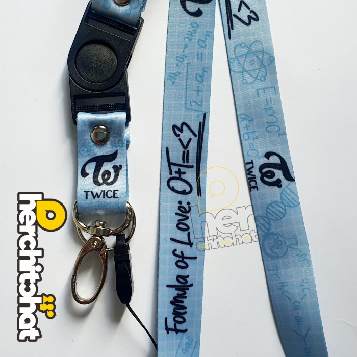 

Lanyard TWICE (Formula of Love) JYP Entertainment - Strap Tali ID Card