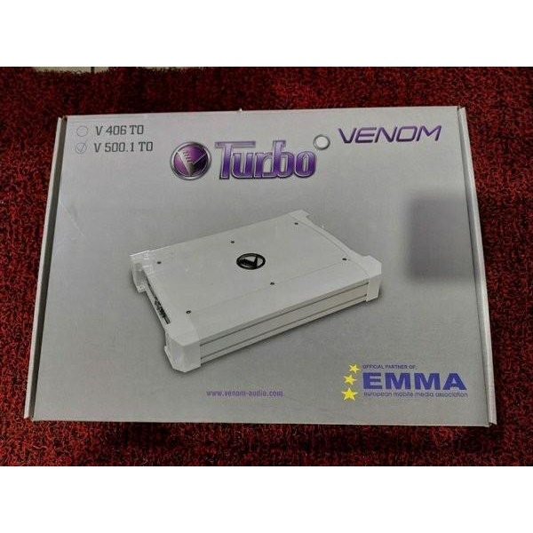 POWER MONOBLOK AMPLIFIER VENOM TURBO V500.1TO V500 RESMI