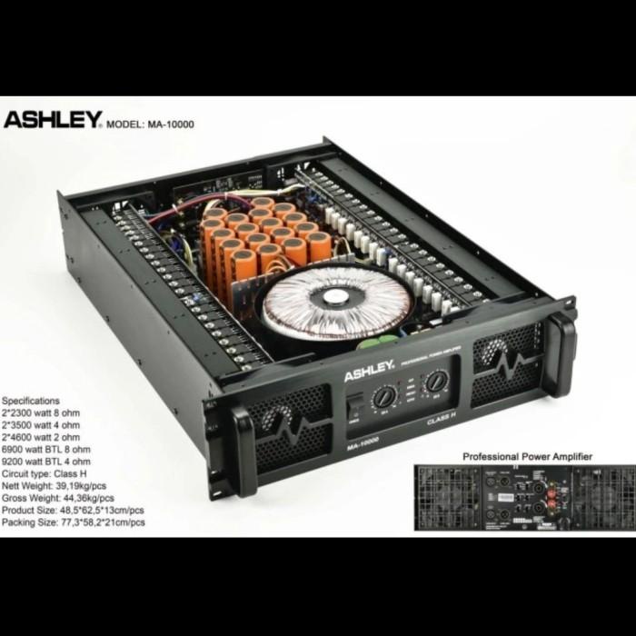 POWER AMPLIFIER ASHLEY MA10000 MA 10000 ORIGINAL GARANSI