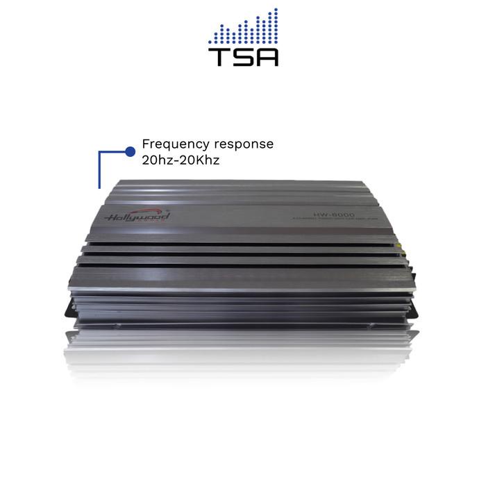 PENGHASIL SUARA MOBIL TERBAIK POWER AMPLIFIER HOLLYWOOD HW - 8000
