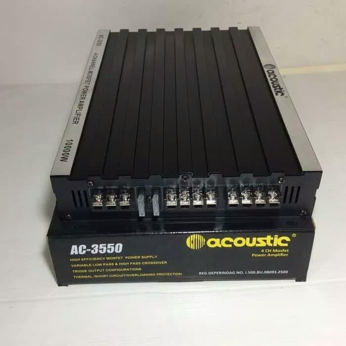 POWER AMPLIFIER MOBIL 4CHL MOSFET ACOUSTIC AC-3550