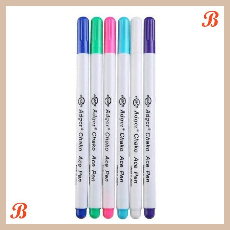 

| MJH | SPIDOL PENANDA KAIN - WATER ERASABLE PEN - FABRIC MARKER