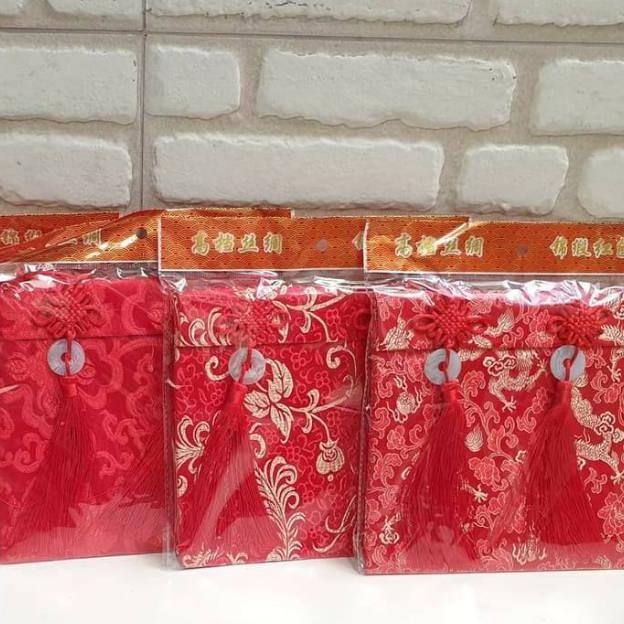 

New! Dompet Kain Jumbo Angpao Jumbo Kain Giok Murah Amplop Kado Uang Imlek Limited