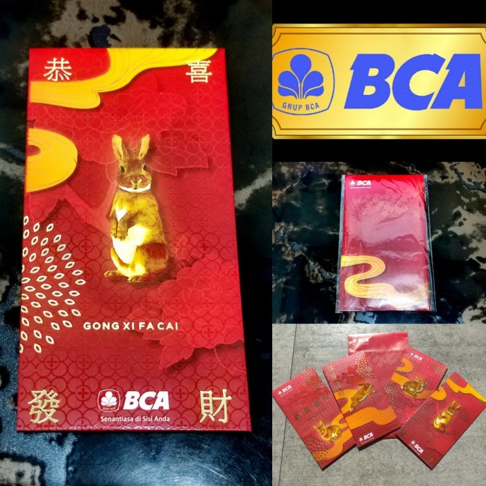 

New! READY COD bca angpao 2023 kelinci bank prioritas imlek amplop rabbit Limited