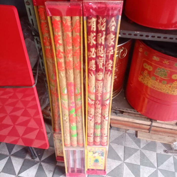

New! Hio Naga 3 Batang Imlek 120cm - Kuning Limited