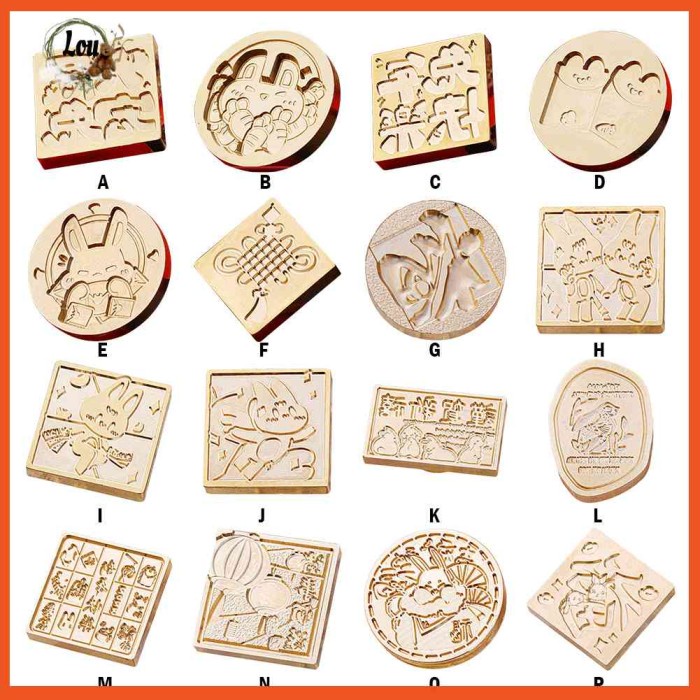 

New! Kepala Tembaga Seri Imlek 3D Relief Stamp Copper Head Untuk Kartu Limited