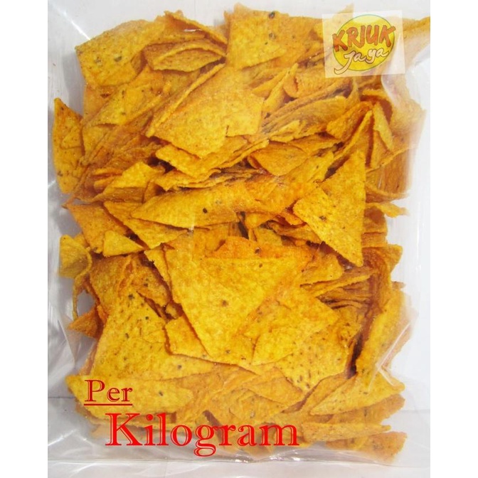 

BIG SALE KERIPIK JAGUNG TORTILA BBQ ( KILOAN / CURAH ) !!!!!