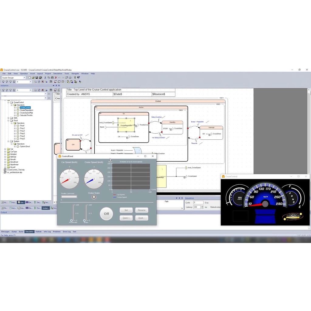 Software ANSYS SCADE (versi terbaru)