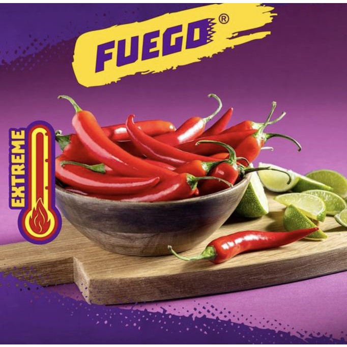 

TERBARU TAKIS FUEGO 70 GR | HOT CHILI PEPPER & LIME | ROLLED TORTILLA CHIPS !!!!!