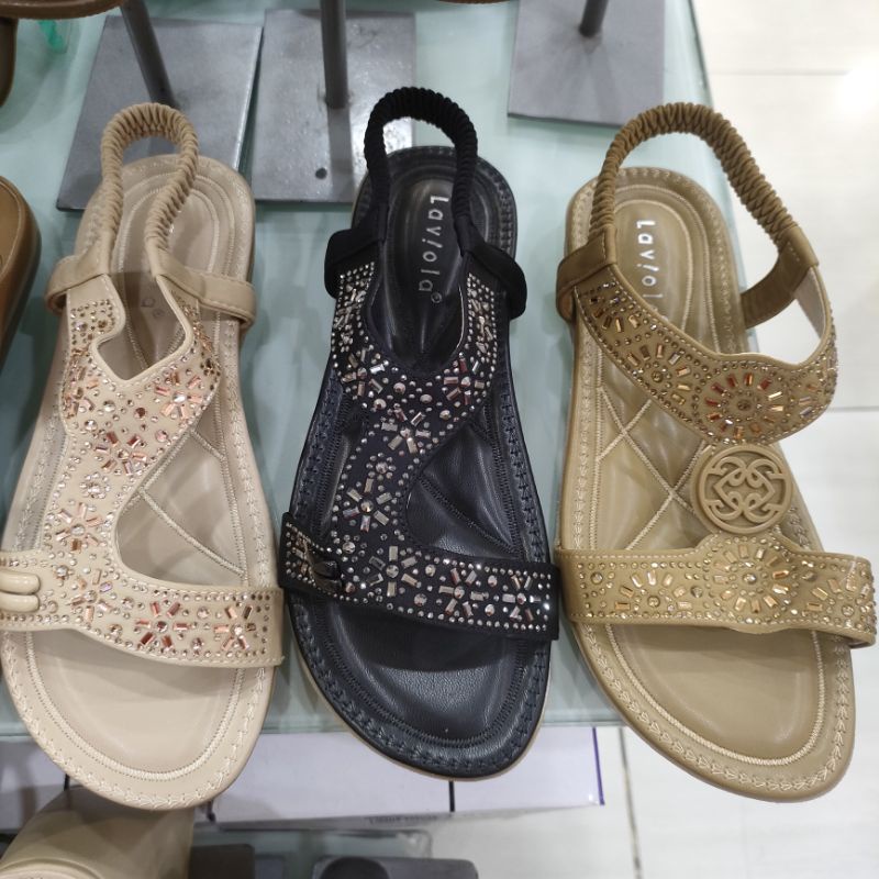 Sandal flat tali LAVIOLA