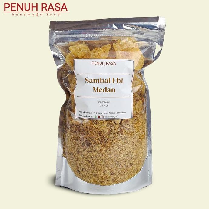 

BIG SALE SAMBAL EBI MEDAN PENUH RASA 225 GR !!!!!
