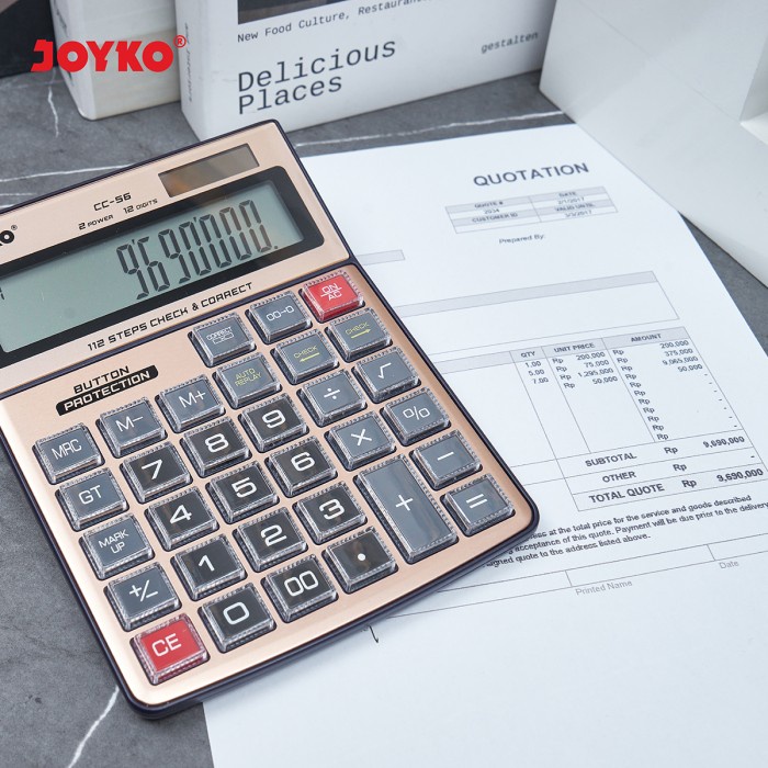 

CALCULATOR KALKULATOR JOYKO CC-56 12 DIGITS ORIGINAL TERBARU