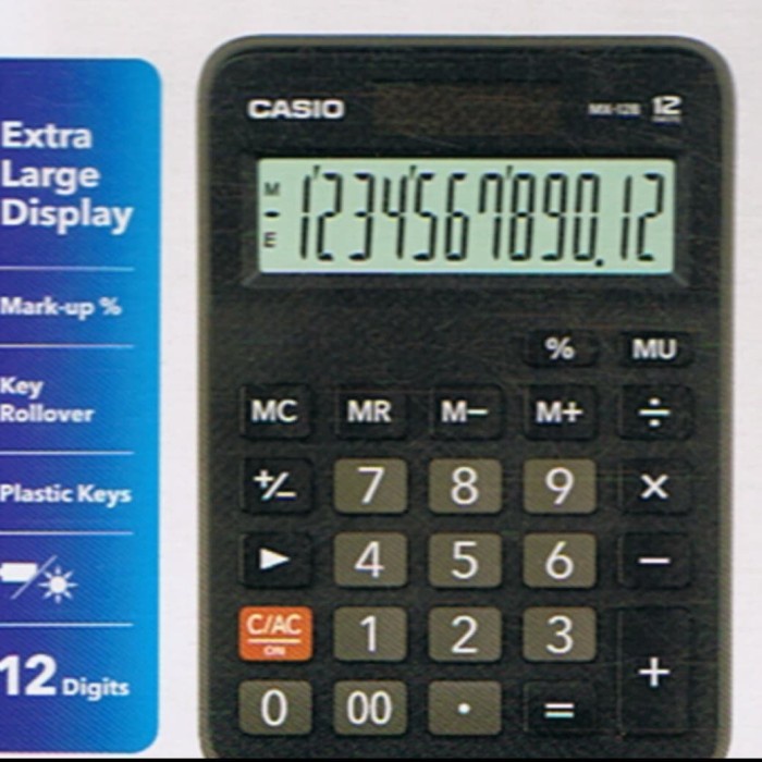 

CALCULATOR CASIO MX-12B ORIGINAL TERBARU