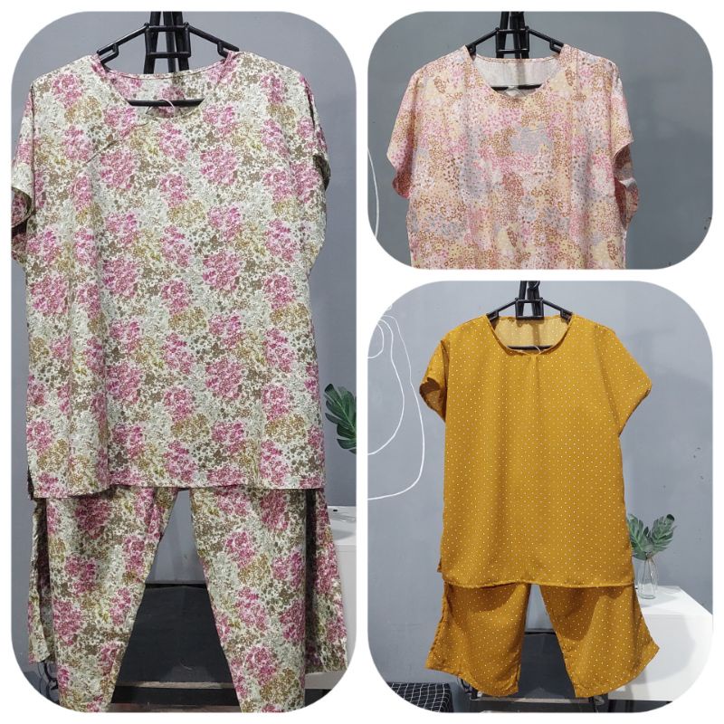 Setelan Baju Tidur Wanita Dewasa Santai Kekinian