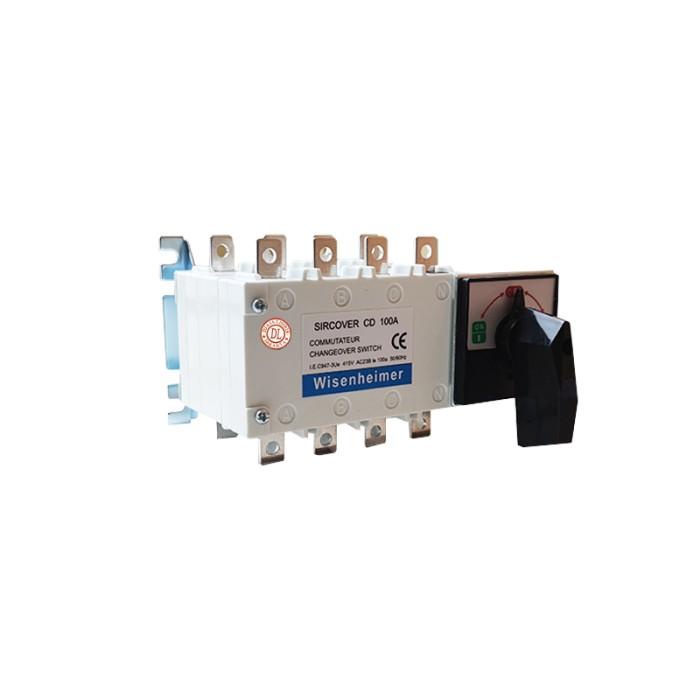 CHANGE OVER SWITCH 4P 100A COS OHM SAKLAR MANUAL 100 AMPER WISENHEIMER
