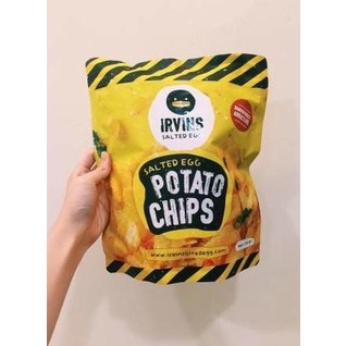 

BIG SALE IRVINS SALTED EGG POTATO CHIPS 105 GRAM (MADE IN SINGAPORE) !!!!!